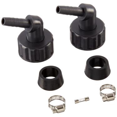 Imagem de Hydrofarm AACHF3 Active Aqua AACH25 e AACH50, kit de encaixe de refrigeração de 1,27 cm, preto