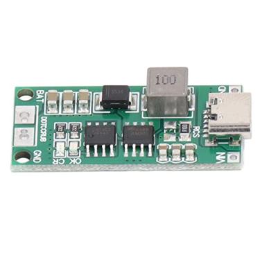 Imagem de Módulo do Carregador de Bateria, Carregamento Automático Verde Anti Curto-circuito Proteção contra Sobretensão Dc 3v 6v (1A Entrada 0,37A Carregamento)