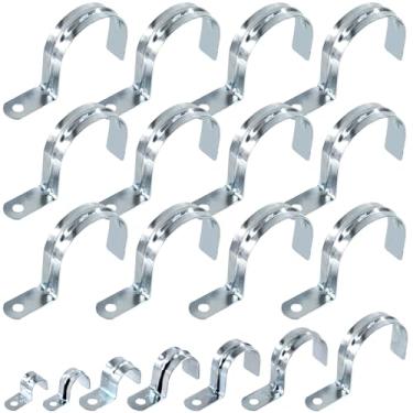 Imagem de Swpeet Tiras de tubo EMT de aço galvanizado com 1 orifício para fixação de conduíte ou tubo EMT (2)