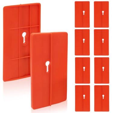 Imagem de 10 peças de ferramentas de montagem de drywall suportam a placa de gesso no lugar durante a instalação da placa de posicionamento do teto, ferramenta de carpinteiro para elevação de mão de obra,