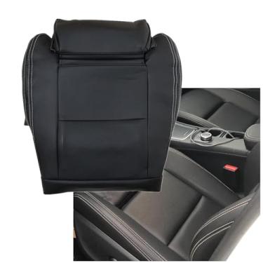 Imagem de GXARTS Capa de assento perfurada de couro inferior do lado do motorista preta compatível com Mercedes Benz GLA 250 2016 2017 2018 2019 2020