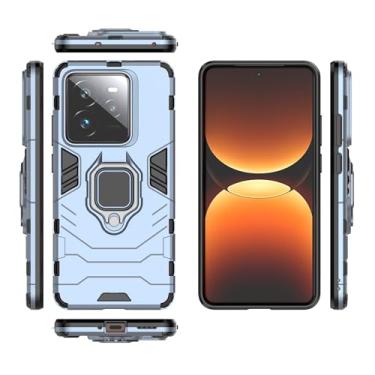 Imagem de Kukoufey Capa compatível com Realme GT7 Pro, suporte magnético para carro compatível com Realme GT 7 Pro 5G RMX5010 RMX5011 capa azul