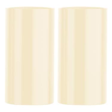 Imagem de 2 Vasos Fibra De Vidro Milão M Tipo Vietnamita Cilindro 70cm Cores (Areia)