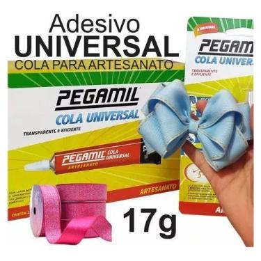 Imagem de Cola P6000 Para Artesanato Extra Forte Transparente Lavável - pegamil