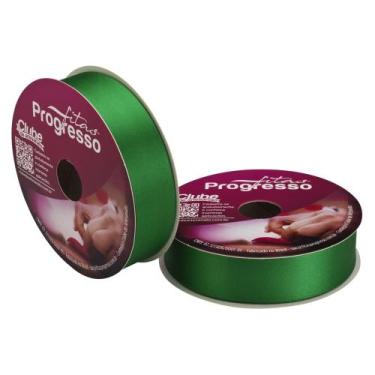 Imagem de Fita de Cetim Progresso 30mm 50 Mts Verde Bandeira 217