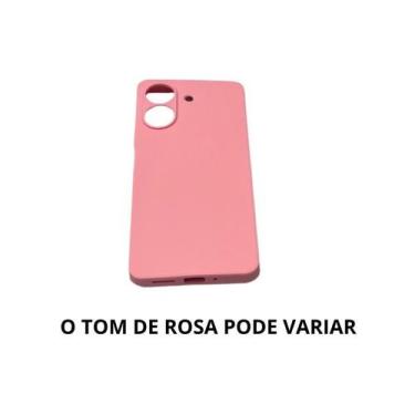 Imagem de Capa Rosa Compatível Xiaomi Redmi 13c + Película Hidrogel - Dsitrbuido