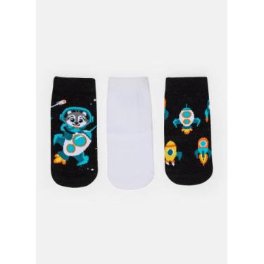 Imagem de Meia Tripack Bebê Lobo - Puket, 15 A 18