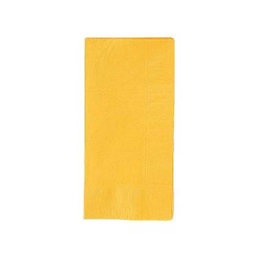 Imagem de Fun Express - Guardanapo de jantar amarelo (50 peças) - Artigos de festa - Utensílios de mesa sólidos - Guardanapos sólidos - 50 peças
