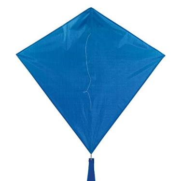 Imagem de In the Breeze 3294 - Blueberry 30 Inch Diamond Kite - Solid Blue, Fun, Easy Flying Kite