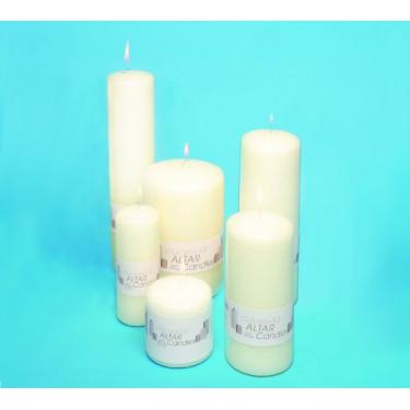 Imagem de Biedermann & Sons Velas de altar do velho mundo, 10 x 15 cm, brancas, caixa com 6