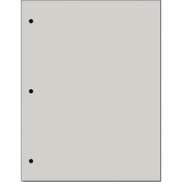 Imagem de Papel colorido para copiar e imprimir, 9 kg, perfurador de 3 furos, 500 folhas por resma. (cinza)