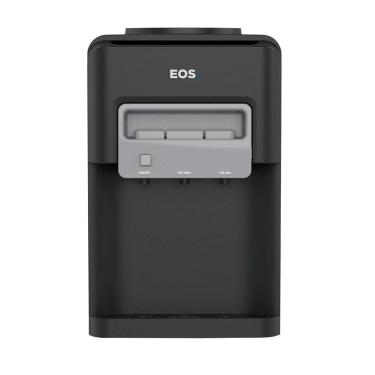 Imagem de Bebedouro de Mesa para Garrafão EOS Mineralle Eletrônico Água Quente, Fria e Natural Preto EBE06QP 110V