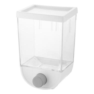 Imagem de Dispenser de Parede para Grãos, Cereais e Alimentos, 1000ml, Dispenser de Grãos para Sua Cozinha, Armazene Seus Alimentos com Facilidade!