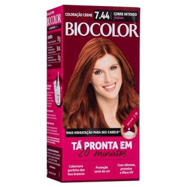 Imagem de Biocolor Tinta De Cabelo Mini Kit Cobre Intenso 7.44