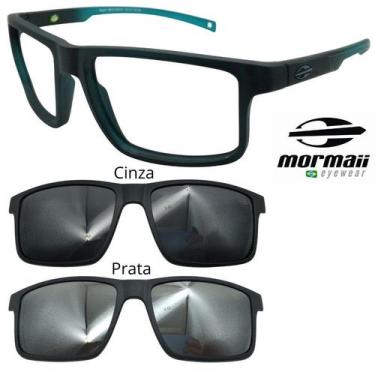 Imagem de Oculos Mormaii 6127 Swap 5 Com 2 Clipons - Escolha As Cores, Prata