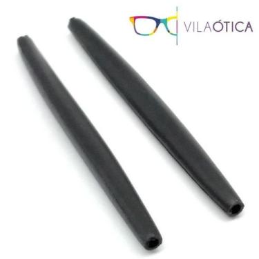 Imagem de 1 Par De Haste Borracha Ponteira P Óculos Duas Saidas 61mm - Vila Otic