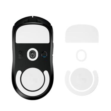 Imagem de Patins de mouse para jogos Logitech G Prox Superlight de alto desempenho PTFE substituição de pés de mouse bordas arredondadas Glide ultra-suave 2 conjunto branco