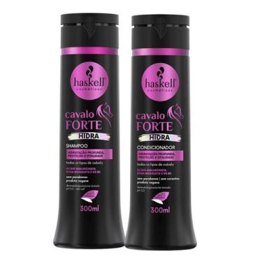 Imagem de Kit Shampoo e Condicionador Cavalo Forte Hidra Haskell 300ml