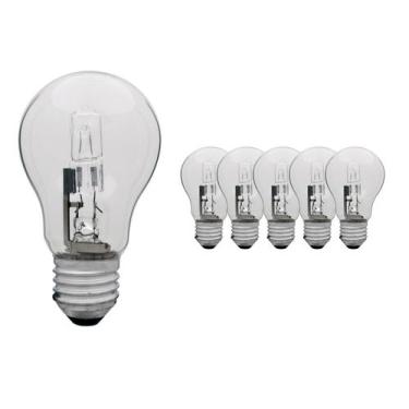 Imagem de Kit 05 Lâmpadas Halógena Empalux 70w 127v E27 Luz Amarela