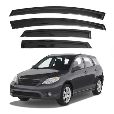 Imagem de Viseira de janela IG para Toyota Matrix 2003-2008 e Pontiac Vibe 2003-2008, defletor de janela de ventilação lateral de vento solar extradurável, 2003 2004 2005 2006 2007 2008