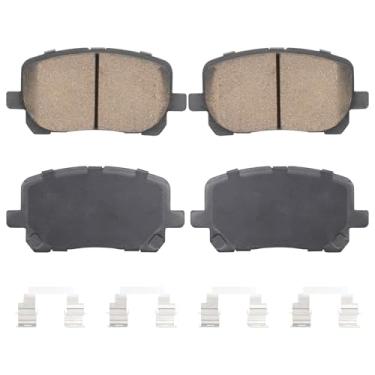 Imagem de Conjunto de pastilhas de freio dianteiras de cerâmica para Pontiac Vibe 2003-2008, para Toyota Corolla 2003-2008, Matrix 2003-2008 (exceto modelo XRS 2007-2008), 4 peças