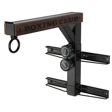 Imagem de J JACKCUBE DESIGN Suporte de cabide de saco pesado de montagem na parede, saco de pancada, rack de suporte de saco de areia, suporte de suspensão resistente acessórios de boxe suporte para casa e academia -MK852A