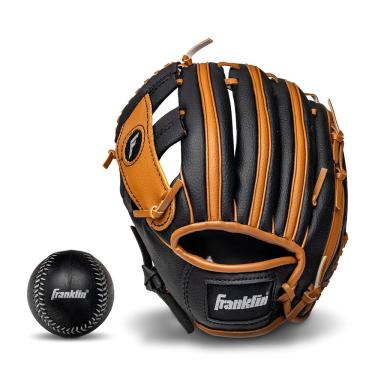 Imagem de Luva de beisebol Franklin Sports rtp Youth Teeball 9.5 - Tan