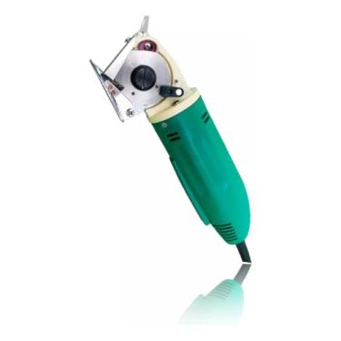 Imagem de Máquina de Cortar Tecidos Elétrica Disco Bananinha - 2 Polegadas 220v Design Leve Esta Tesoura Elétrica Facilita O Trabalho De Costureiros Alfaiates Artesãos Oferecendo Cortes Rápidos Eficientes
