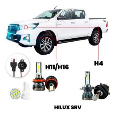 Imagem de Lampada Led Y3 Toyota Hilux 2019-2020 H4 H11/h16 22000lm - LUXLED y3, 