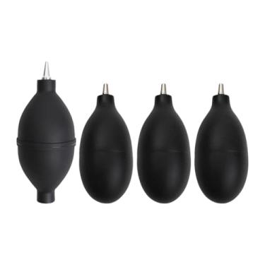 Imagem de AsrMyjcx Air Dust Blower Silicone Ball Bomba Limpador Versátil Gadget Air Duster Ferramentas de limpeza para relógios de teclado Laptop de câmera DSLR, Preto