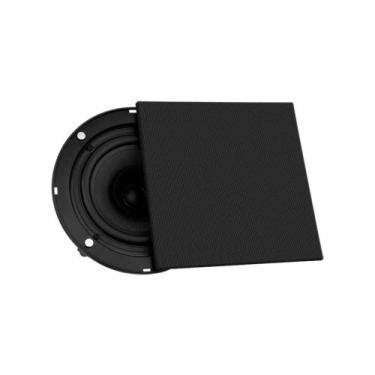 Imagem de Arandela taramps quadrada 6 polegadas 80 watts 8 ohms b tela de aco (p