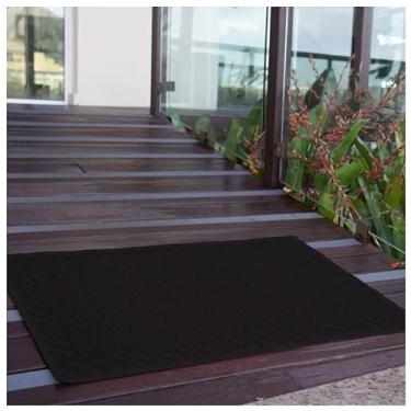 Imagem de CAPACHO VINILICO DIAGONALE 90X60CM PRETO BLACK