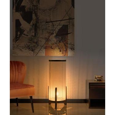 Imagem de Luminária Abajur Ravely Chão Quarto Sala Estilo Minimalista - Comprela