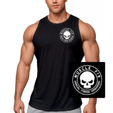 Imagem de Camiseta Dry Fit Original Masculina Caveira Bope Muscle Fit, GG, Regat