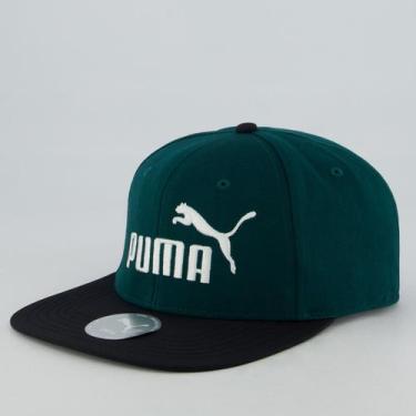 Imagem de Boné Puma Ess No.1 Logo FB Verde e Preto, Único