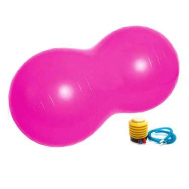 Imagem de Bola Pilates Feijão 90x40 cm Resistente Pilates C/ Bomba - 365 SPORTS,