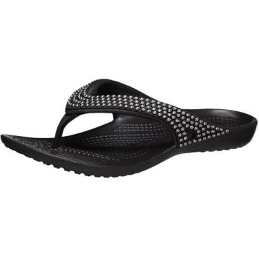 Imagem de Crocs Chinelo feminino Kadee II, Diamante preto, 35
