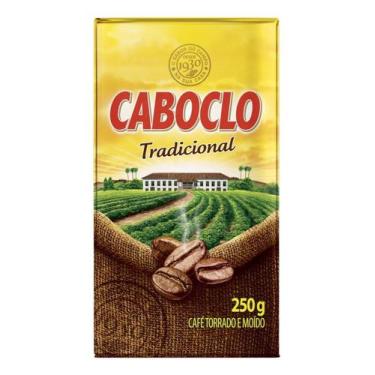 Imagem de Cafe Torrado e Moido a Vacuo Tradicional Caboclo Pacote 250g