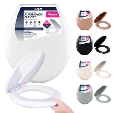 Imagem de Assento Tampa Vaso Almofadado Tamanho Universal Atlas Primafer Oval, B