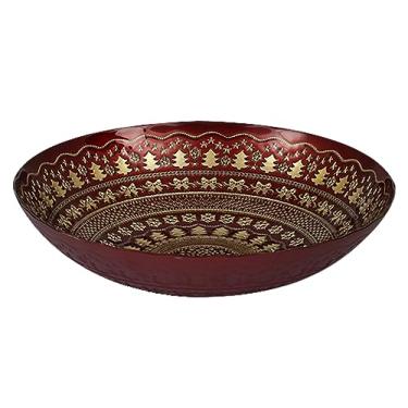 Imagem de Tuut Linha Decoração Travessa de Vidro Lignum 30,5cm