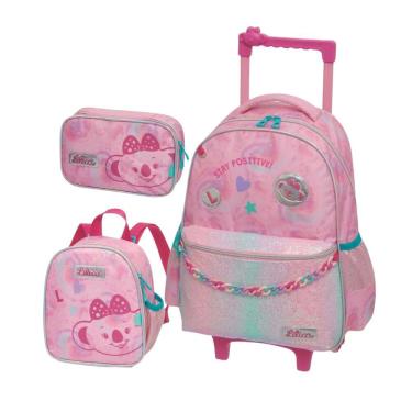 Imagem de Kit Mochila De Rodas Lilica Ripilica Com Lancheira E Estojo