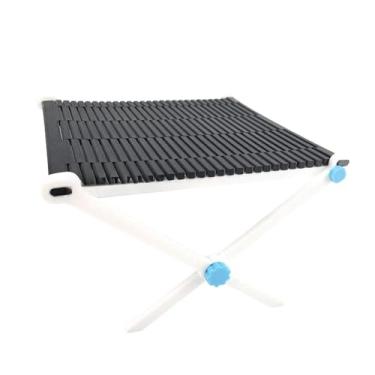 Imagem de Dynwave Banco dobrável portátil multifuncional, economizador de espaço, descanso para os pés, cadeira de acampamento, pesca, para caminhadas, churrasco,