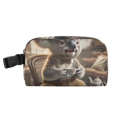 Imagem de TSENQUE Gentleman Koala Vintage Lancheira de Chá para Mulheres Lancheira Macia Infantil Lancheira Personalizada para Trabalho Animal Floral Bolsa Térmica Transportadora de Alimentos para Meninos