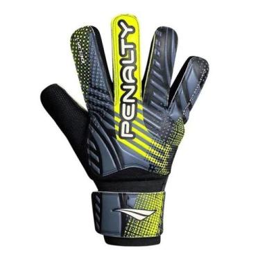 Imagem de Luva de Goleiro Penalty Delta 1 X, Amarelo, Preto, 08, Unissex