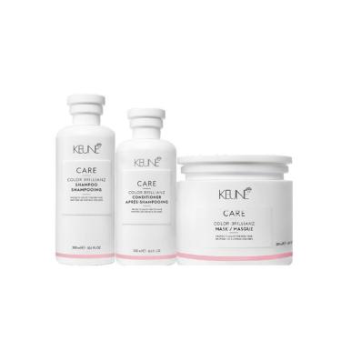 Imagem de Kit Home Care Keune Color Brillianz Shampoo Conditioner Mask