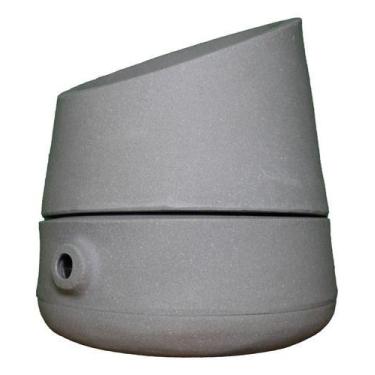 Imagem de Vaso De Planta Brota Autoirrigável 25cm Cimento Copo De Leite P Raiz -