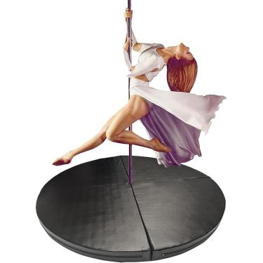 Imagem de Dance Pole Static Dancing Pole Crash Mat Ginástica Exercício Yoga Fitness Dance Mat Pole Dancing Safety Mat 1.2in/2in/4in Thick, 150cm/5ft/59in, Thick 5cm/2in