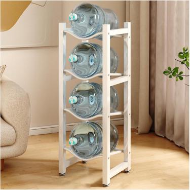 Imagem de Porto de garrafas de água de 5 galões de jarro de água, dispensador de água pesada, rack de jarro de água de água para serviços de água pesada, organização de cozinha de prateleira de armaze