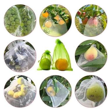 Imagem de 50 Sacos De Proteção Fruta Mamão contra pássaro insetos e Pragas (20x3
