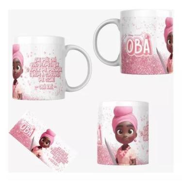 Imagem de Caneca Porcelana Orixás Modelo Disney Pixar Modelo Oba - Loja Dinka, B